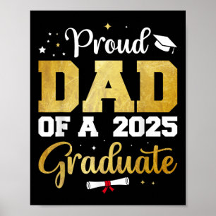 Poster Pai Orgulhoso Da Graduação Do Pai 2025 2025