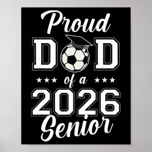 Poster Pai Orgulhoso de Aluno Veterano de Futebol Cl de 2
