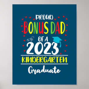 Poster Pai Orgulhoso de Bônus de uma Classe de Jardim de
