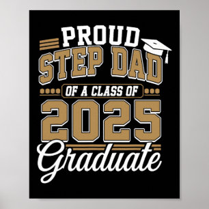 Poster Pai Orgulhoso De Um Graduado Da Turma De 2025 Seni