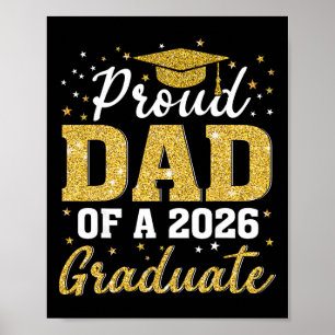 Poster Pai Orgulhoso De Um Graduando Da Turma De 2026 Gra