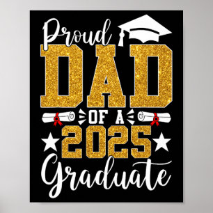 Poster Pai Orgulhoso De Uma Graduação De Pais 2025 S