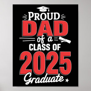 Poster Pai Sênior 2025 Orgulhoso Pai De Um Graduado Da Tu