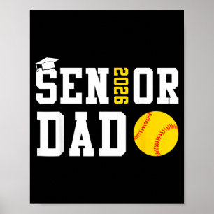 Poster Pai Sênior 2026 Softbol Turma de 2026 Graduação