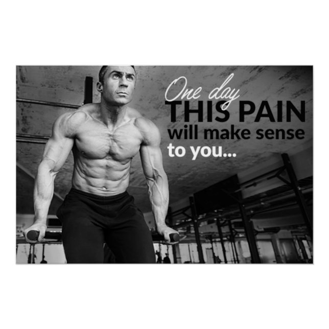 Póster Pain Will Make Sense Motivational Poster (Frente)