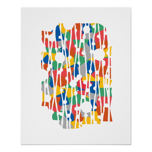 Póster Painéis Vibrantes: O Tempo de Reprodução Bloqueia  (Frente)