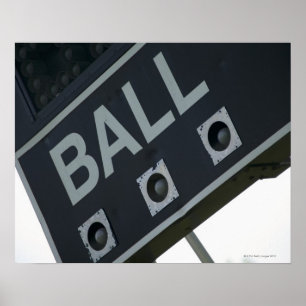 Poster Painel de avaliação de baseball 2