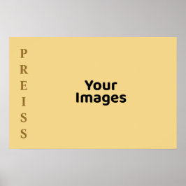 Poster Painel de Exibição de Foto da Família com Nome Cha