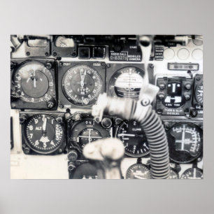 Poster Painel de instrumento F-100