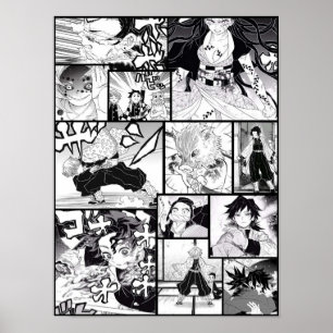 Poster Painel de manga da camada de demônio