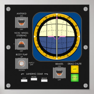 Poster Painel de Navegação do Encerramento de Espaço