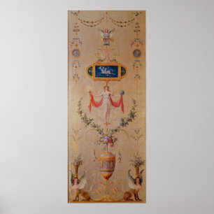 Póster Painel do boudoir de Marie-Antoinette