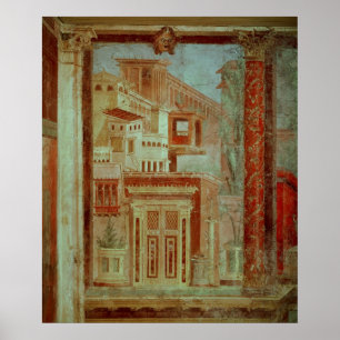 Póster Painel do Cubiculum do quarto do