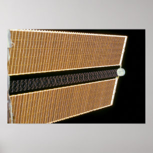 Póster Painel estibordo da asa da disposição solar