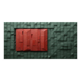 Póster Painel Geométrico Futurístico