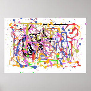 Póster Paint Splatter