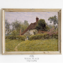 Poster Paintagem Vintage de Cottage