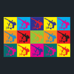 Póster Paintball Pop Art<br><div class="desc">Paintball Pop Art. Se Paintball é o seu passatempo,  ocupação ou obsessão,  mostre-o com camisetas do excelente Paintball,  canecas,  adesivos e muito mais. Eles também são presentes de excelente para outros fãs de Paintball!</div>