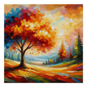 Póster Painting Com Cor Brilhante- 96771