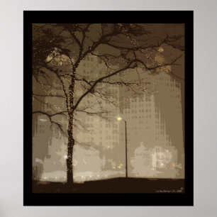 Póster País das maravilhas do inverno de Chicago