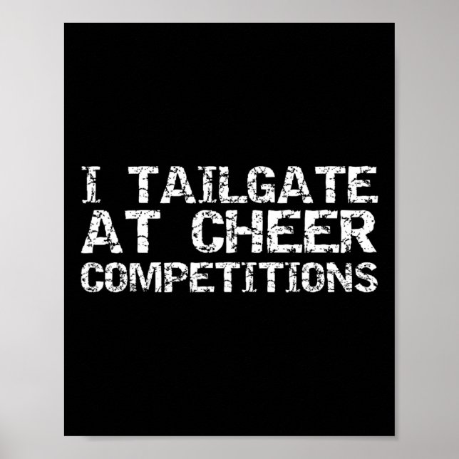 Poster Pais de Competição de Torcida Gear Eu Tailgate Na  (Frente)