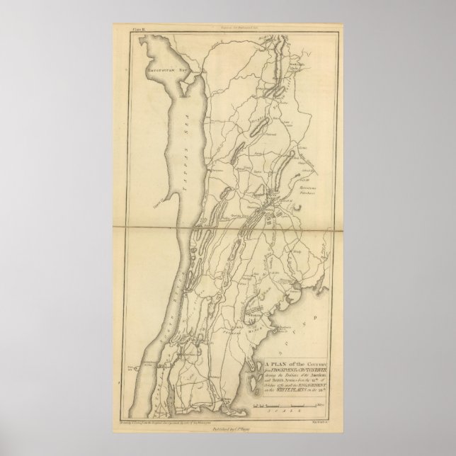 Poster País do ponto de Sapo ao rio Croton (Frente)