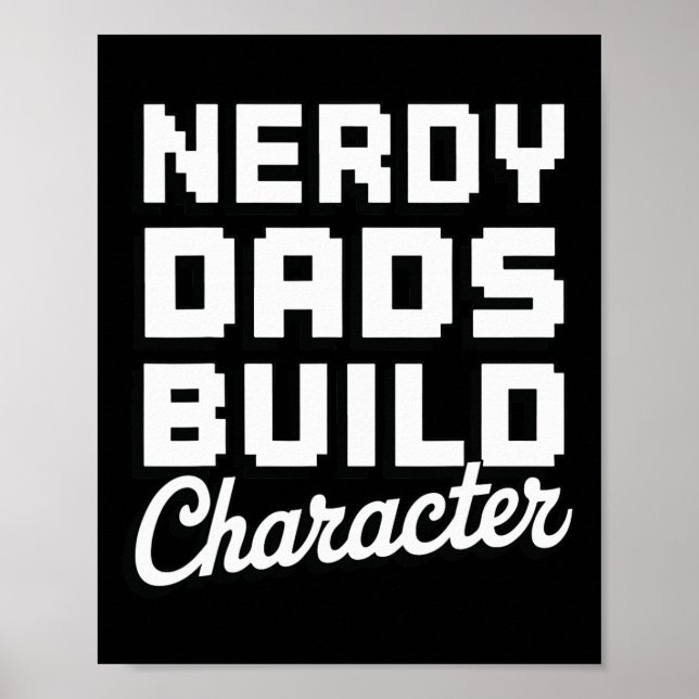 Poster Pais Nerds Constroem Caráter 1  (Frente)