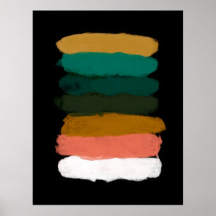 Poster Paisagem abstrata. Fundo artístico versátil. A