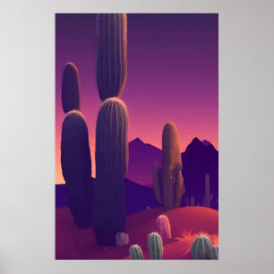 Poster Paisagem abstrato