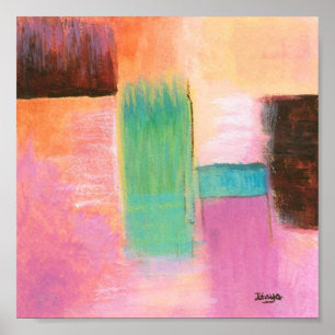 Poster Paisagem abstrato