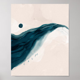 Poster Paisagem Abstrato "Calma"