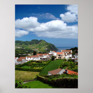Póster Paisagem açoriana