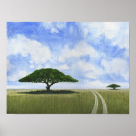 Poster Paisagem Africana