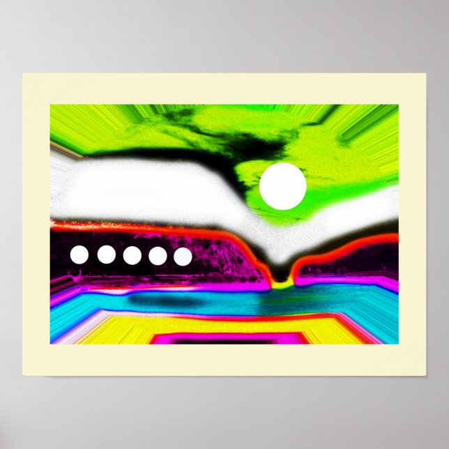 Poster Paisagem alienígena (Frente)