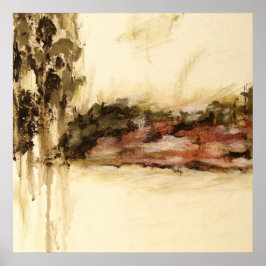 Póster Paisagem Ambígua e Abstrato