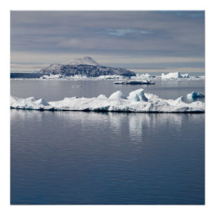 Póster Paisagem Antártica