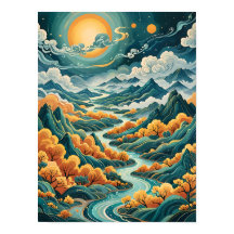 Paisagem Boêmia - Rios Flutuantes Serenos