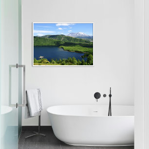 Póster Paisagem Cênica do Lago Coldwater do Monte St Hele