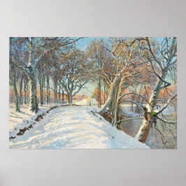 Poster Paisagem Coberta de Neve, Viggo Langer