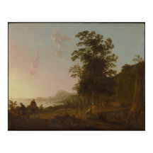 Paisagem com o voo para o Egito