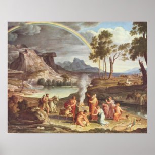Poster Paisagem com oferecimento de Noah