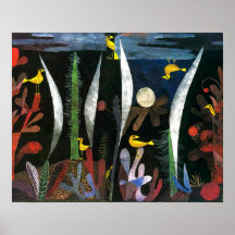 Paisagem com Pássaros Amarelos | Paul Klee |