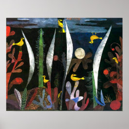 Poster Paisagem com Pássaros Amarelos | Paul Klee |
