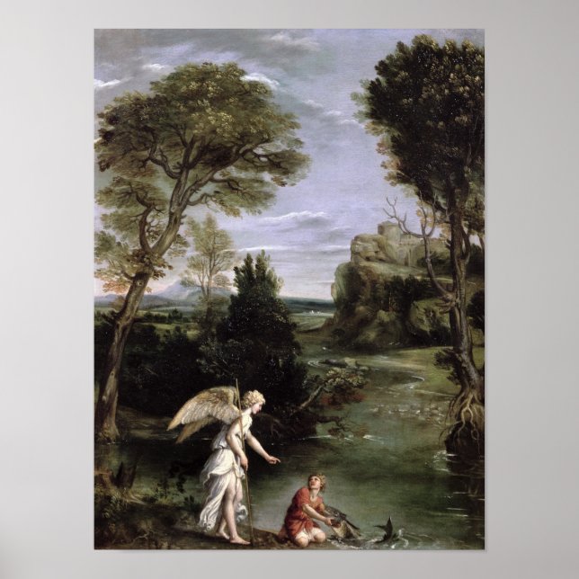 Póster Paisagem com Tobias no porão do Peixe (Frente)