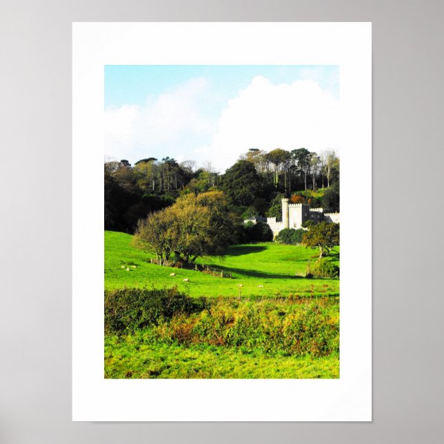 Póster Paisagem Cornish (Frente)