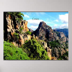 Poster Paisagem Córsega