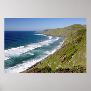 Póster Paisagem Costeira Coffee Bay