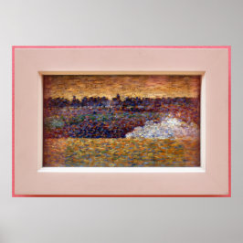 Poster Paisagem Costeira de Seurat Grandcamp