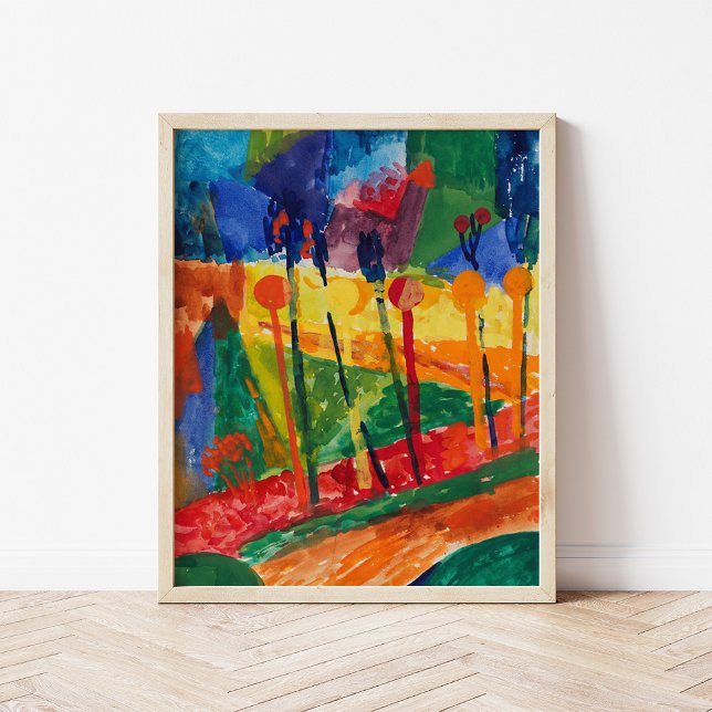 Poster Paisagem Cubista | Fritz Schaefler (Criador carregado)