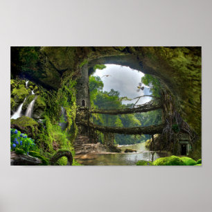 Poster Paisagem da fantasia